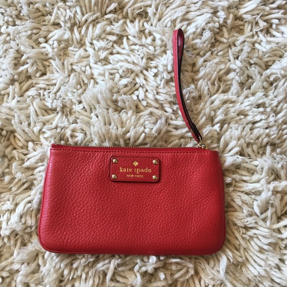 kate spade Handbags - Kate Spade Red Wristlet